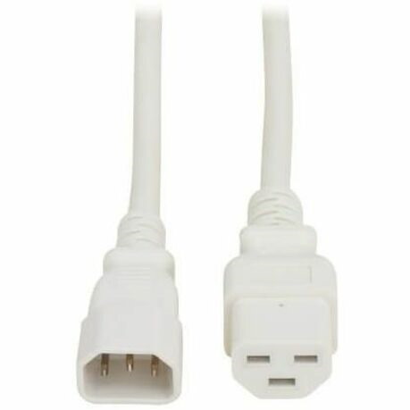 Eaton Tripp Lite Series Power Cord, C14 to C21 - Heavy-Duty, 15A, 250V, 14 AWG, 6 ft. (1.8 m), White