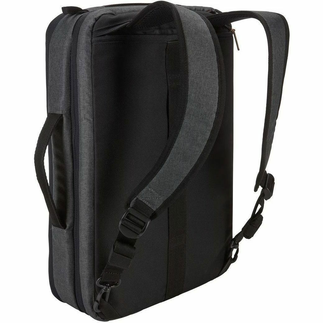 Case Logic Era ERACV-116 Carrying Case (Backpack/Briefcase) for 25.7 cm (10.1") to 39.6 cm (15.6") Notebook - Obsidian