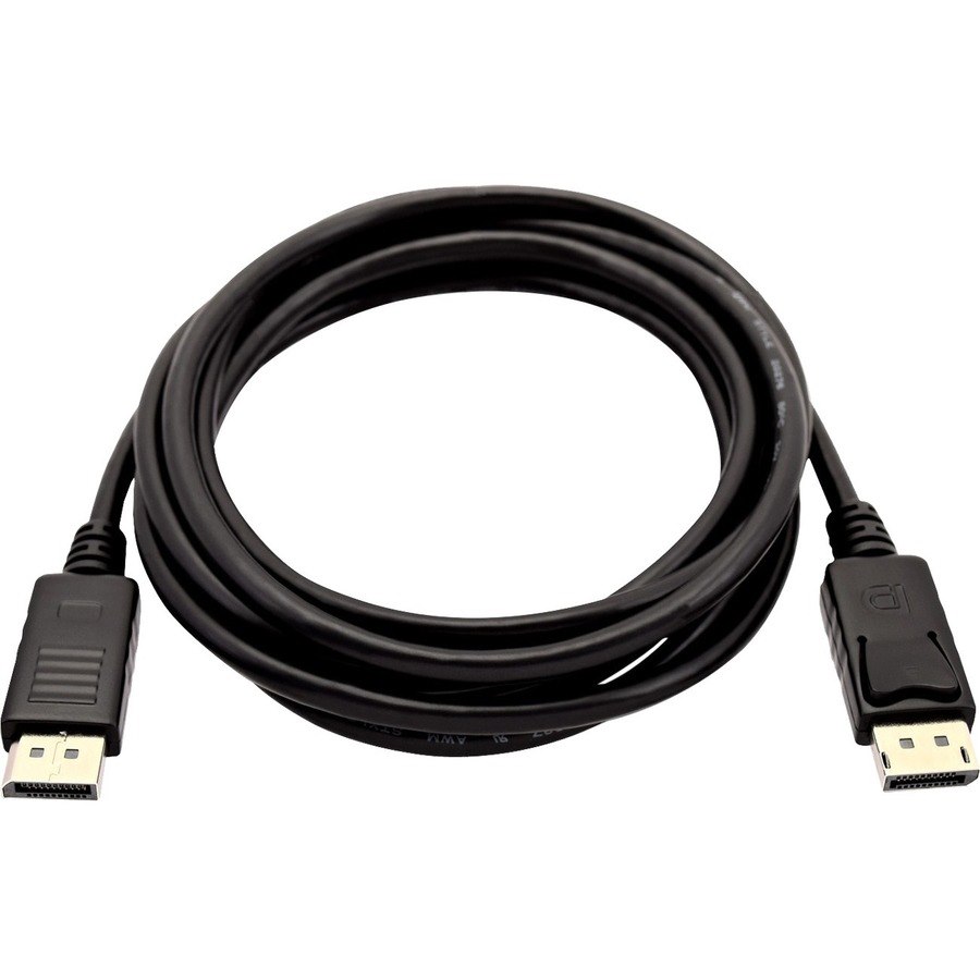 V7 DisplayPort 1.2 Cable 21.6 Gbps 4K UHD 3m/10ft Black