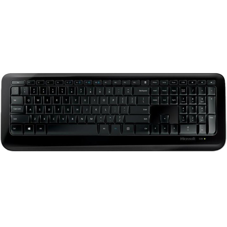 Microsoft 850 Keyboard - Wireless Connectivity - USB Interface - QWERTY Layout