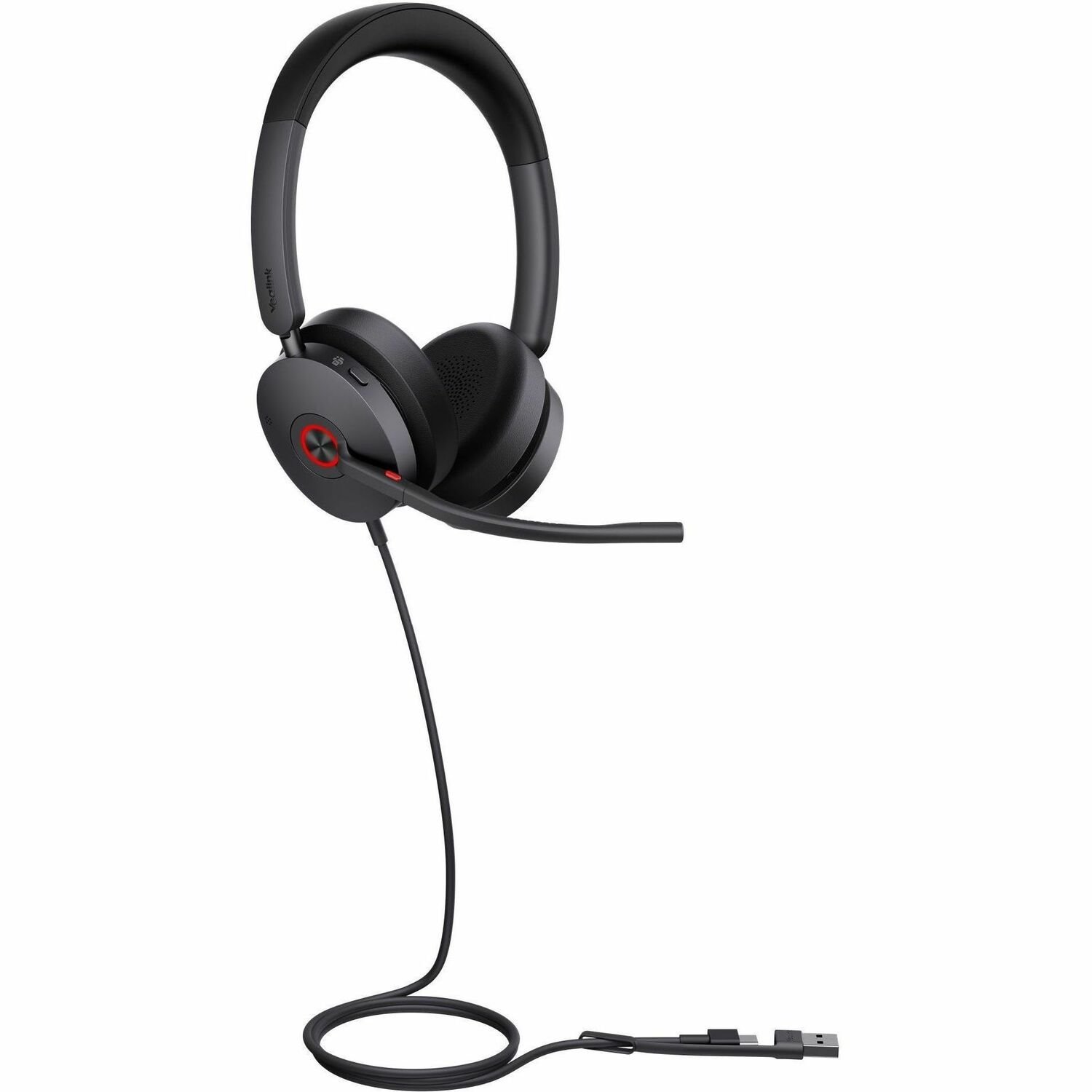 Yealink UH48 Wired Over-the-head, On-ear Stereo Headset - Black