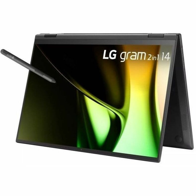 LG gram 14T90S-G.AAB6U1 14" Touchscreen Convertible 2 in 1 Notebook - WUXGA - Intel Core Ultra 7 155H - Intel Evo Platform - 16 GB - 1 TB SSD - Black