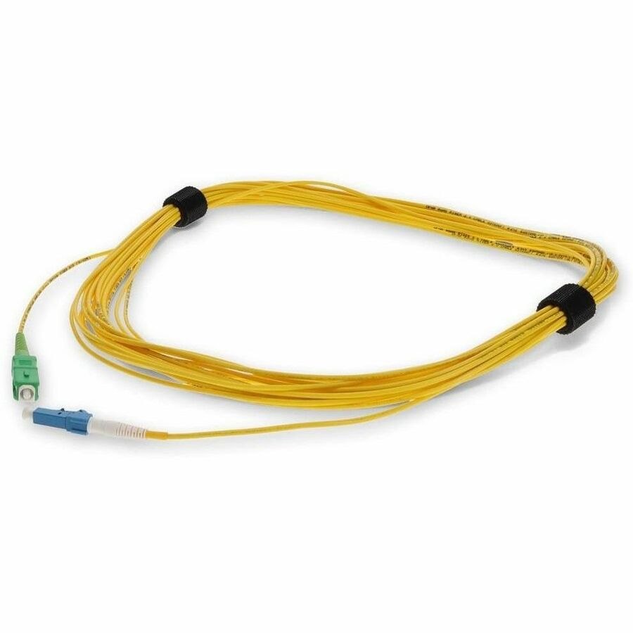 Proline 1m ASC (Male) to LC (Male) Yellow OS2 Simplex Fiber OFNR (Riser-Rated) Patch Cable