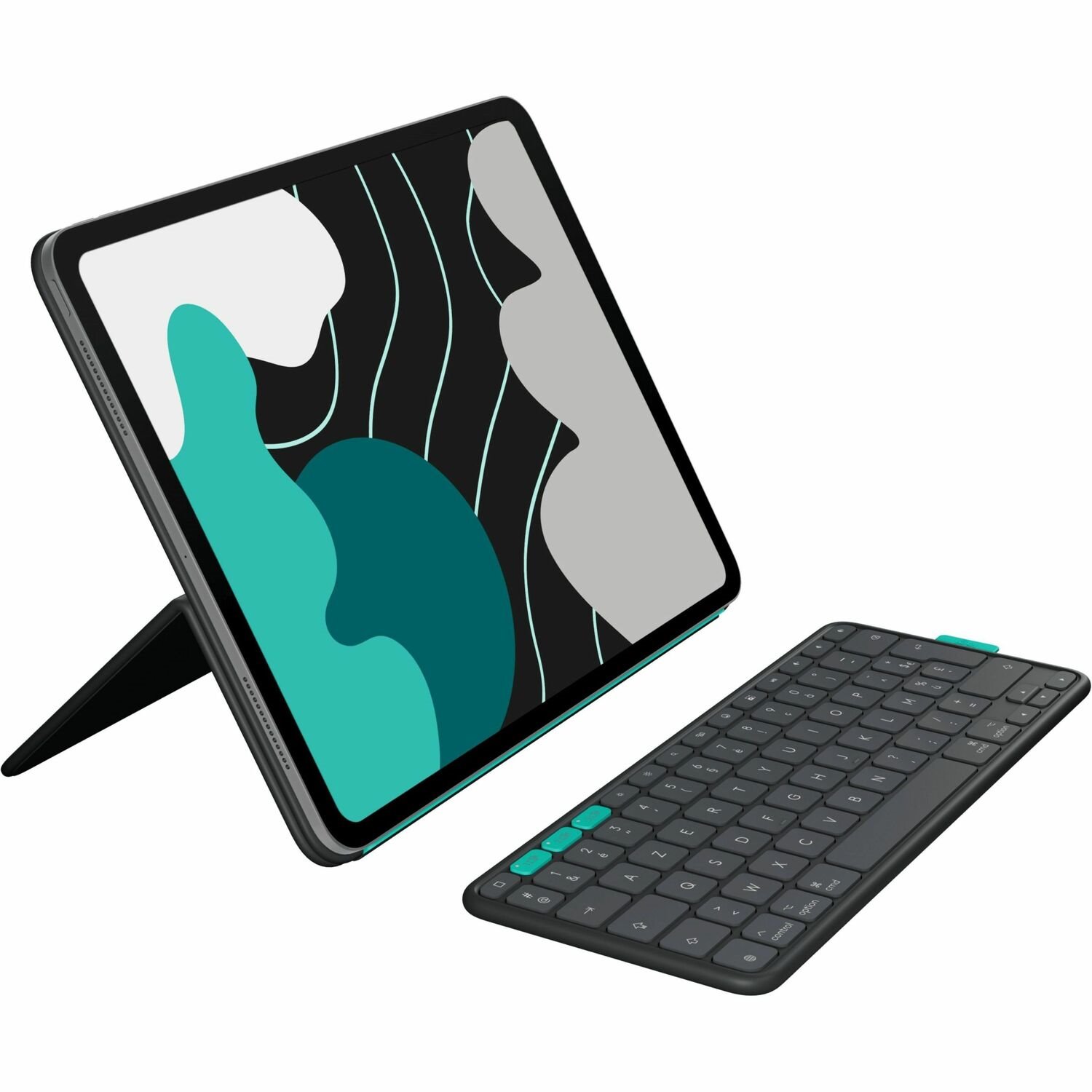 Logitech Flip Folio Toetsenbord/hoes (Folio) voor 33 cm (13") Apple iPad Pro 13 (2024), iPad Air 13 (2024), iPad Air 13 (2025) Tablet-pc - Grafiet
