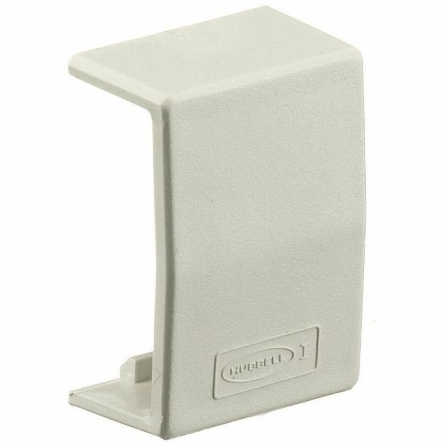 Hubbell Premise Wiring Non-Metallic Raceway, WallTrak1 Series, Splice Cover, Office White