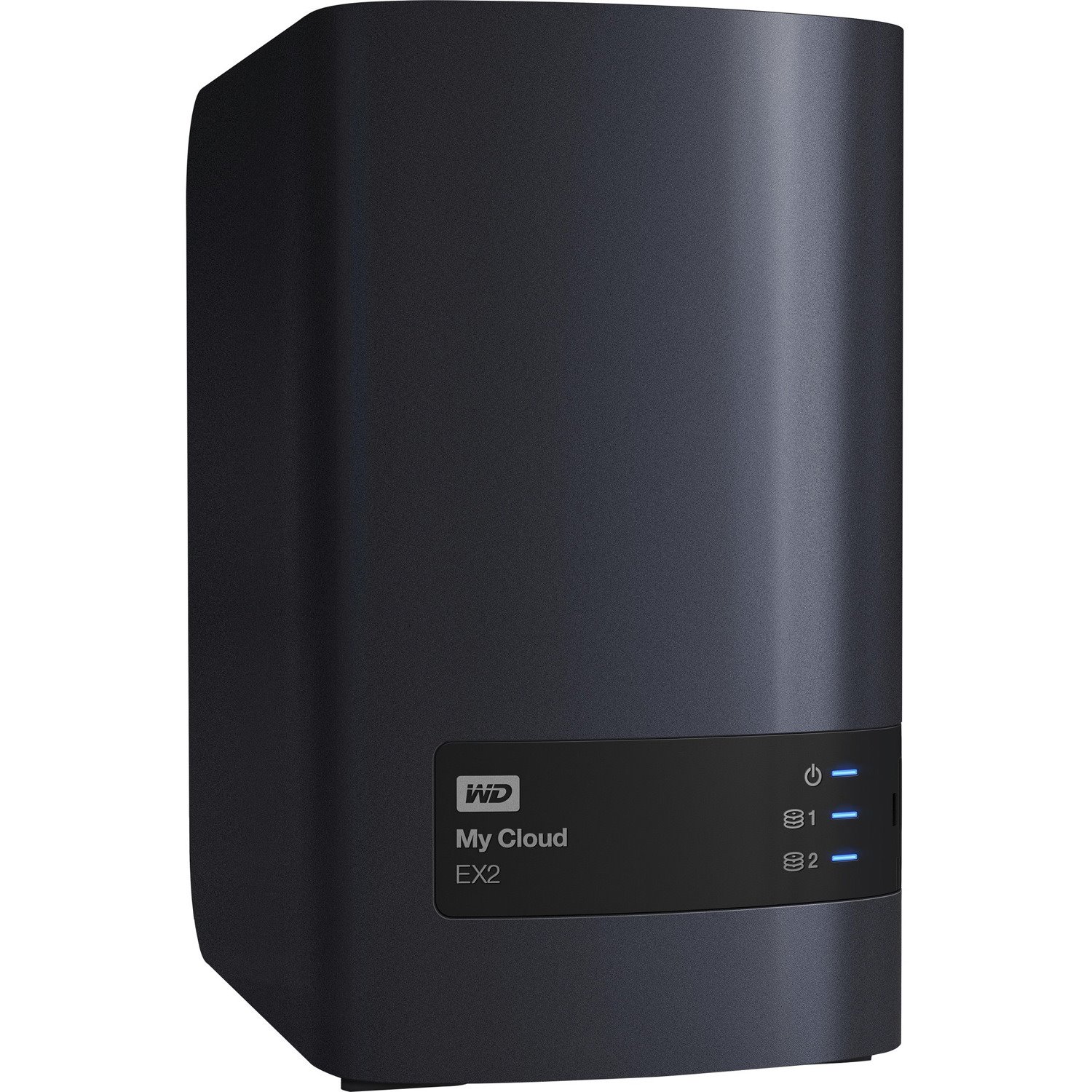 WD My Cloud EX2 WDBVBZ0040JCH-EESN 2 x Total Bays NAS Storage System - 4 TB HDD - Marvell 1.20 GHz - 512 MB RAM - DDR3 SDRAM Tower