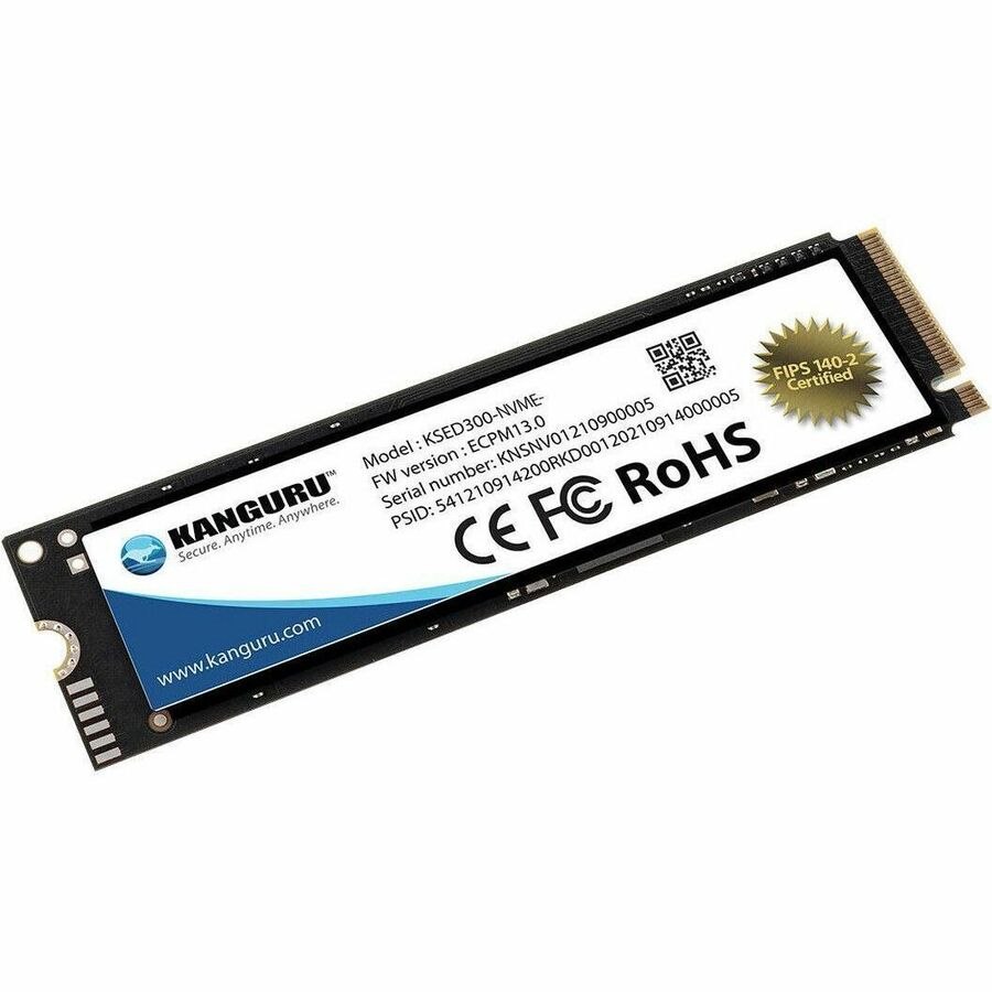 Kanguru Defender SED300 Hardware-Based Self-Encrypting Internal SSD-FIPS 140-2 Certified KSED300-NVME-Series 1 TB Solid State Drive - M.2 2280 Internal - PCI Express NVMe (PCI Express NVMe 3.0 x4) - TAA Compliant