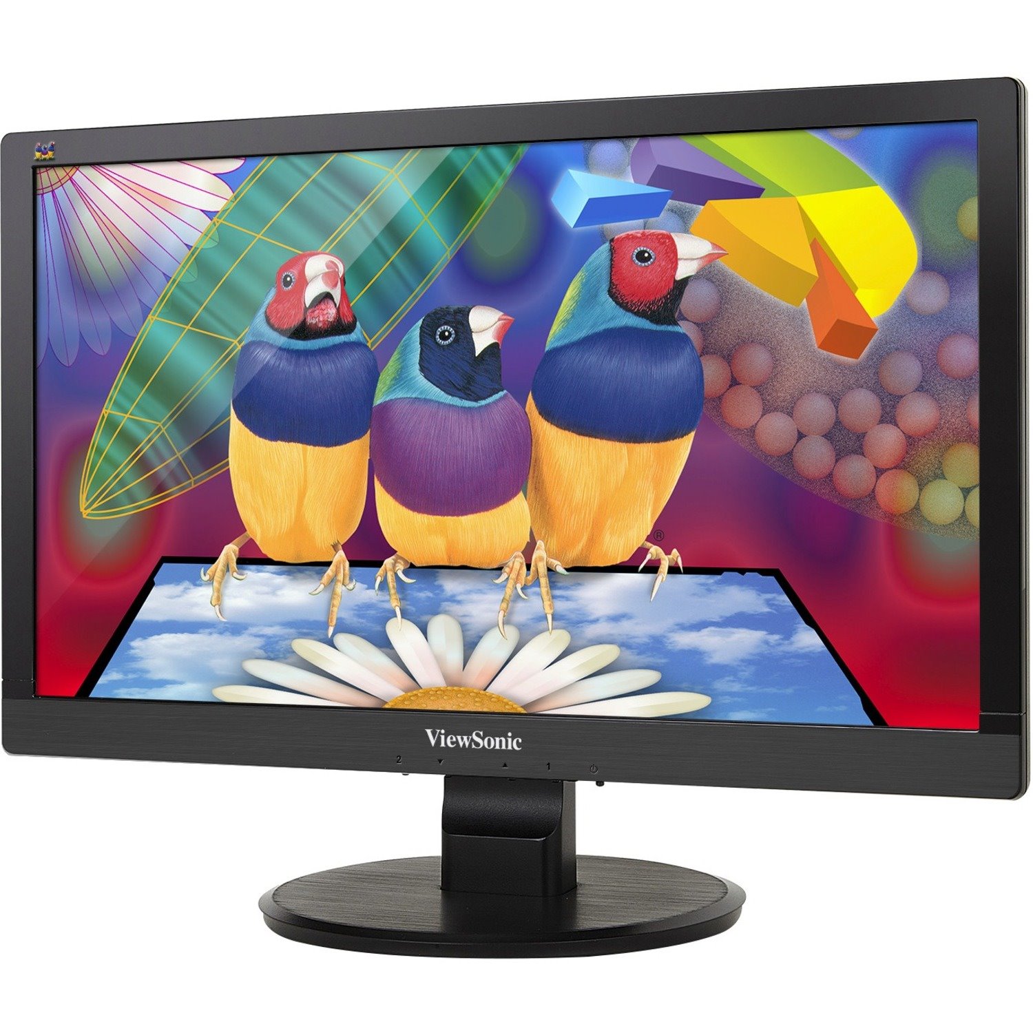 ViewSonic VA2055SM 20 Inch 1080p LED Monitor with VGA Input and Enhanced Viewing Comfort