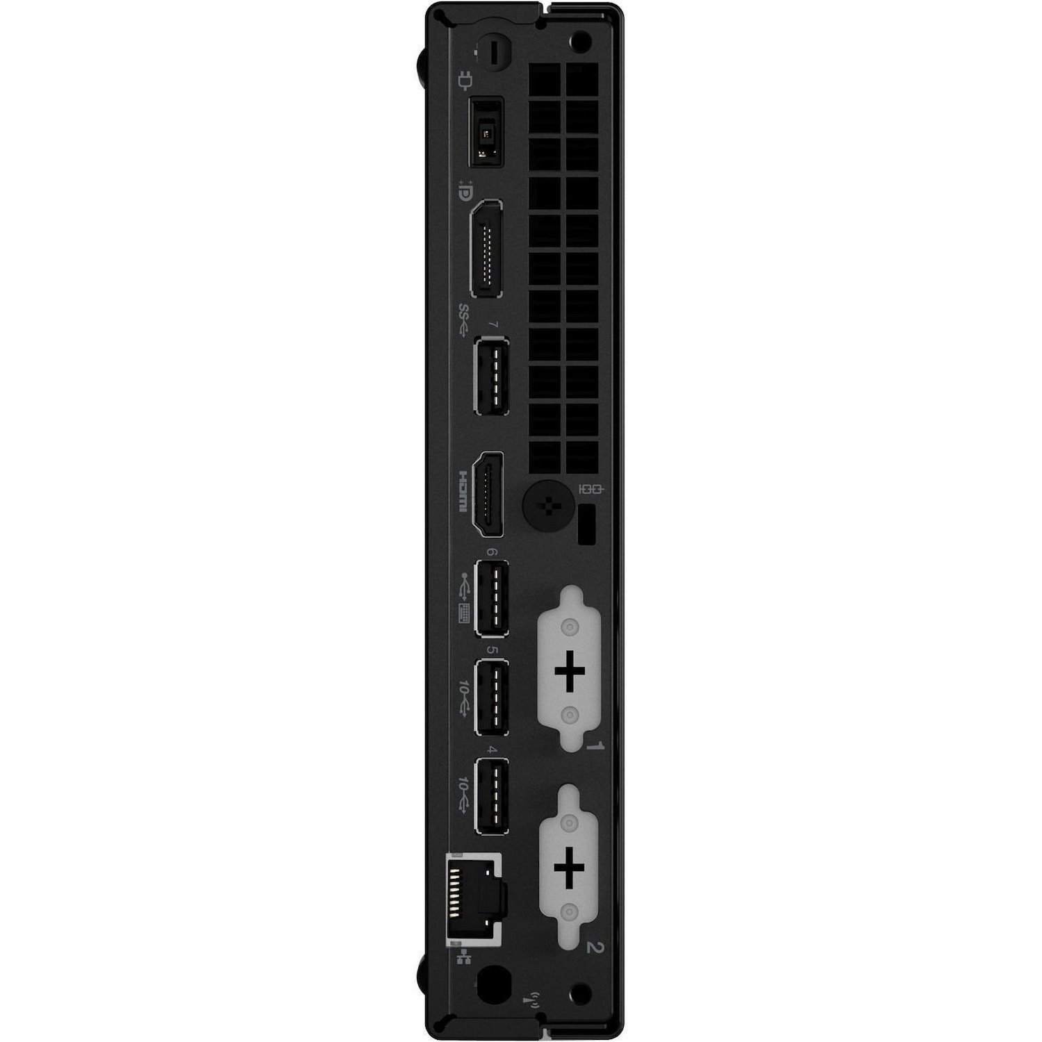 Lenovo ThinkCentre M70q Gen 3 11T300C0US Desktop Computer - Intel Core i5 12th Gen i5-12400T - 16 GB - 256 GB SSD - Tiny - Black