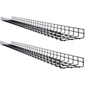 Eaton Tripp Lite Series Wire Mesh Cable Tray - 150 x 50 x 1500 mm (6 in. x 2 in. x 5 ft.), 2-Pack