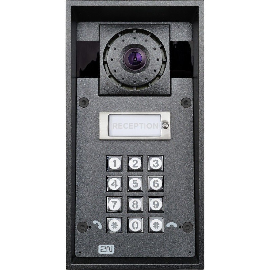 2N IP Force Intercom Sub Station for Door Entry, Access Control - Black