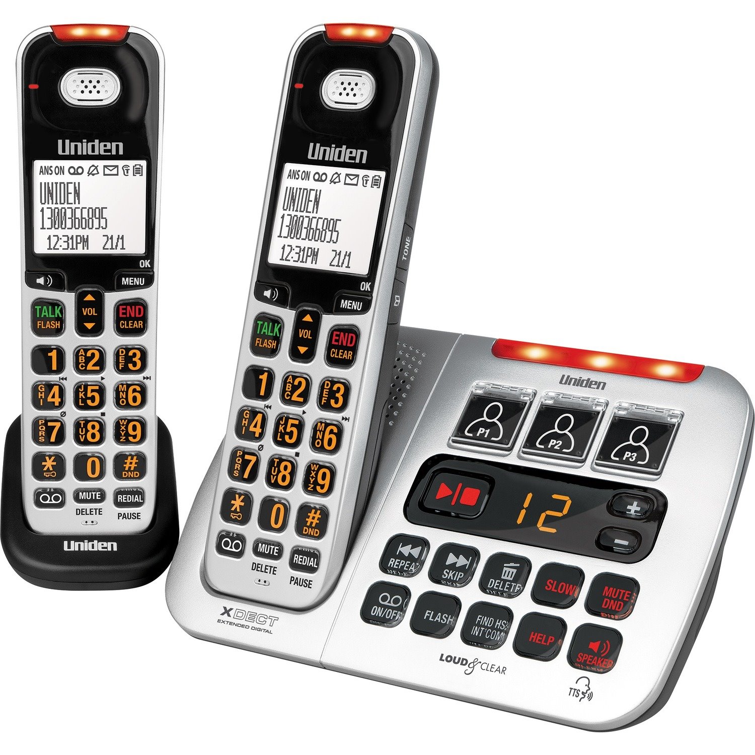 Uniden XDECT 1.90 GHz Corded/Cordless Phone