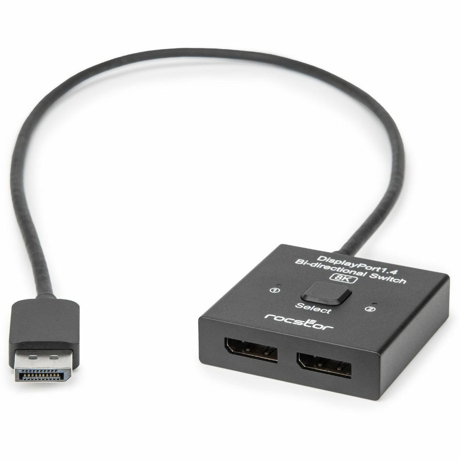 Rocstor Premium DisplayPort1.4 Bi-directional Switcher for 8K