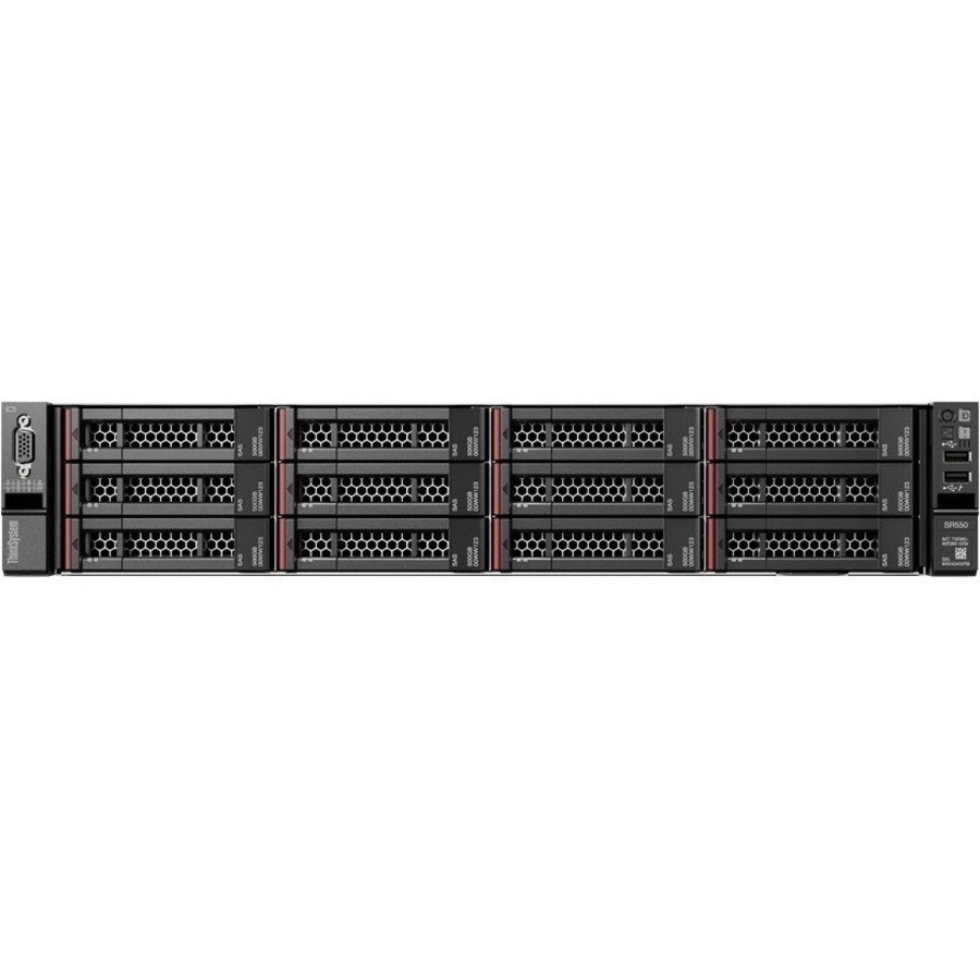 Lenovo ThinkSystem SR550 7X04A040AU 2U Rack Server - 1 x Intel Xeon Gold 5120 2.20 GHz - 16 GB RAM - 12Gb/s SAS, Serial ATA/600 Controller