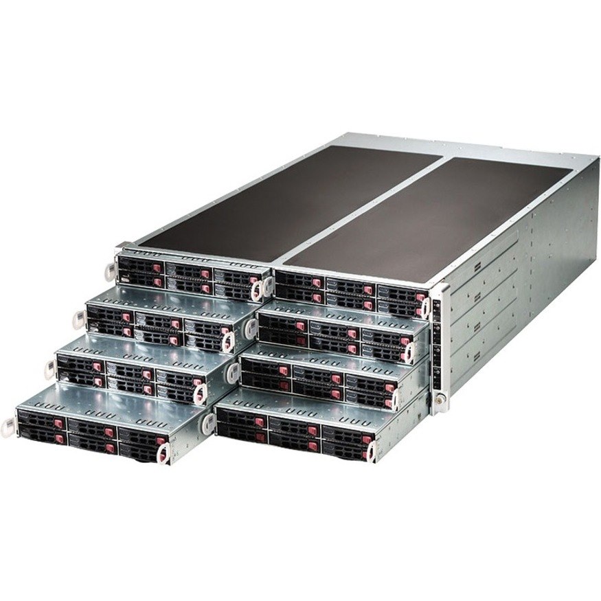 Supermicro SuperServer F618R2-RTPTN+ Server Barebone System - 4U Rack-mountable - Socket LGA 2011-v3 - 2 x Processor Support