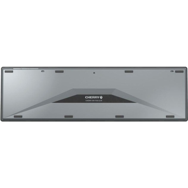 CHERRY KW 9100 SLIM Keyboard - Wireless Connectivity - Spanish - Black, Silver