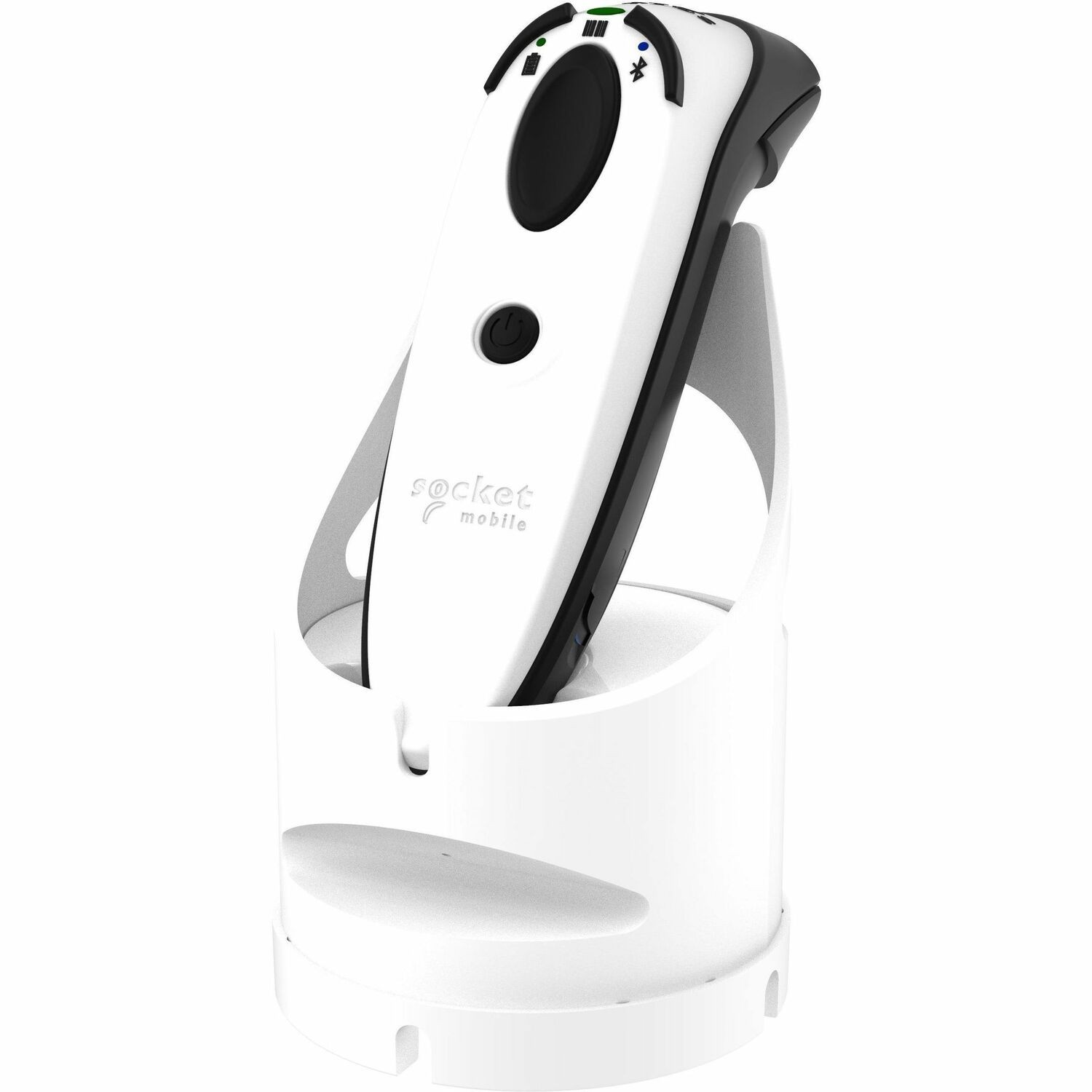 Socket Mobile DuraScan D764 Component Tracking, Healthcare, Manufacturing, Inventory Handheld Barcode Scanner Kit - Wireless Connectivity - White