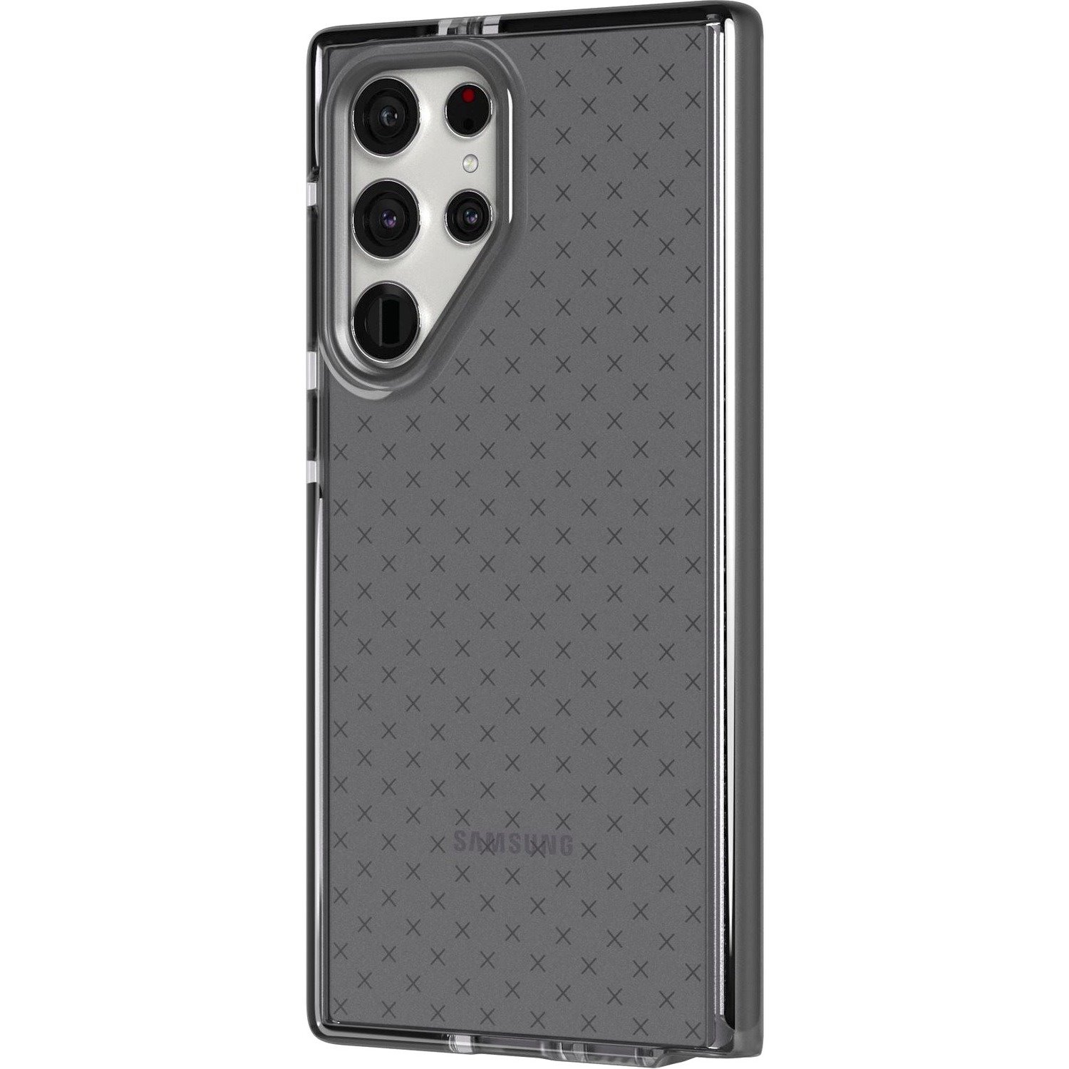 Tech21 Evo Check Case for Samsung Galaxy S22 Ultra Smartphone - Smokey Black