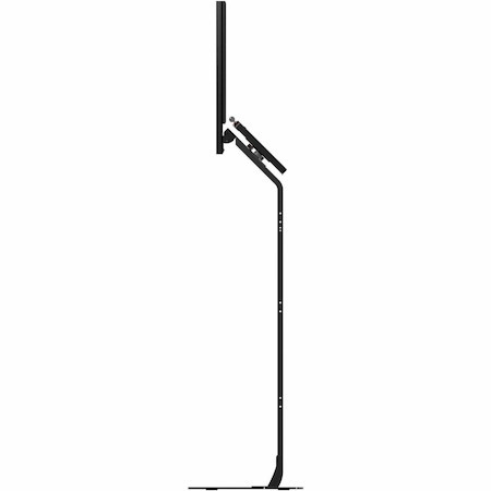 CTA Digital Premium Graphic Sign Floor Stand with Security Enclosure - 9.7-11-inch Tablets