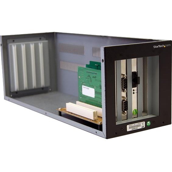 StarTech.com PCI Express to 2 PCI & 2 PCIe Expansion Enclosure System - Full Length - Expansion Bay - External - 4 slot - PCI Express Single Lane - PCI Full Length