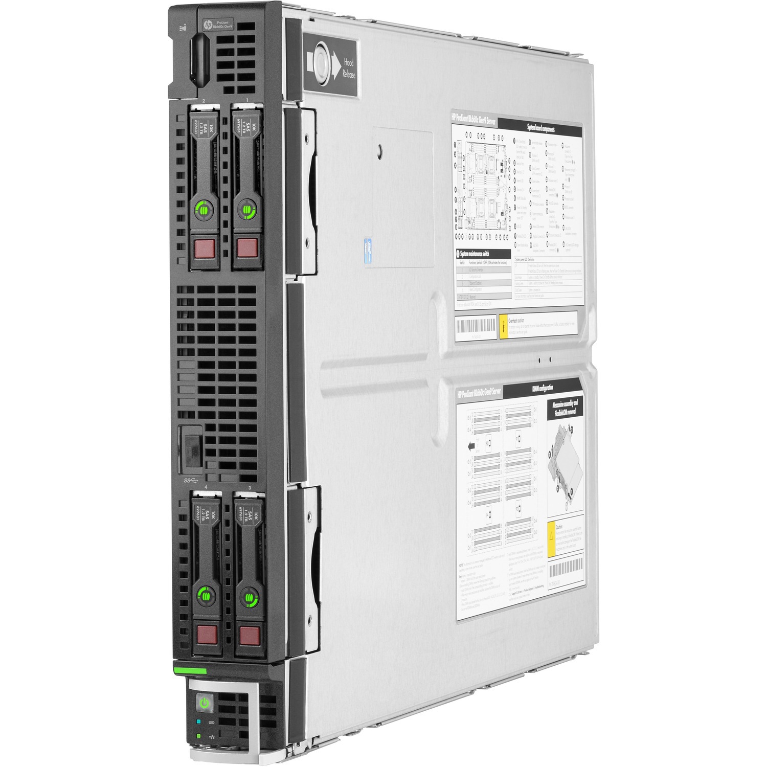 HPE ProLiant BL660c G9 Blade Server - 4 Xeon E5-4650 v4 2.20 GHz - 128 GB RAM - 12Gb/s SAS, Serial ATA/600 Controller