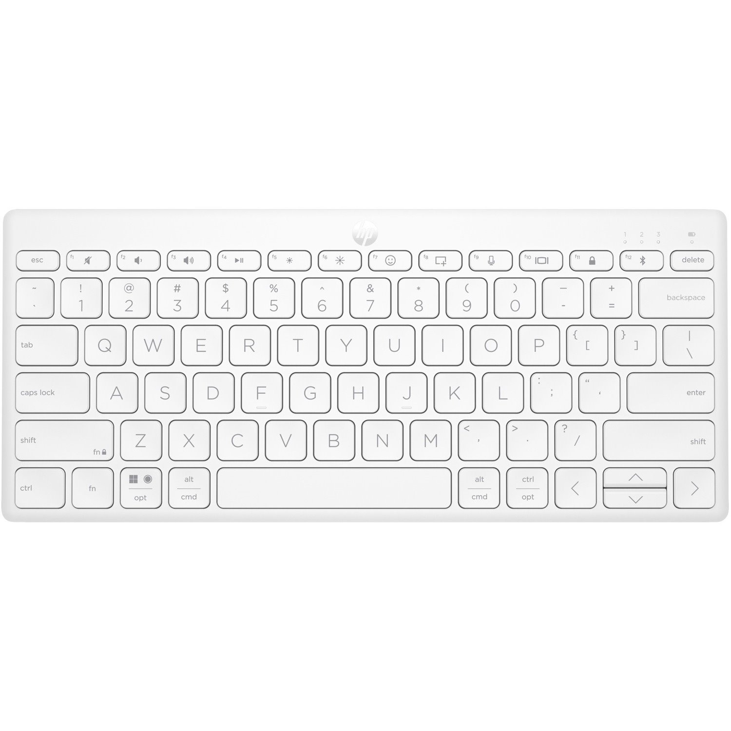 HP Keyboard - Wireless Connectivity - White