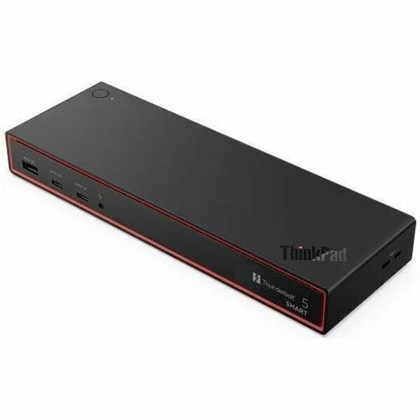 Lenovo Thunderbolt 5 Docking Station for Monitor, Mobile Workstation - Charging Capability - 265 W - Eclipse Black