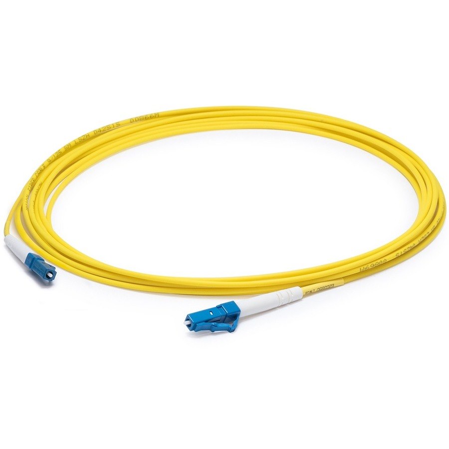 AddOn 20m LC (Male) to LC (Male) Yellow OS2 Simplex Fiber OFNR (Riser-Rated) Patch Cable