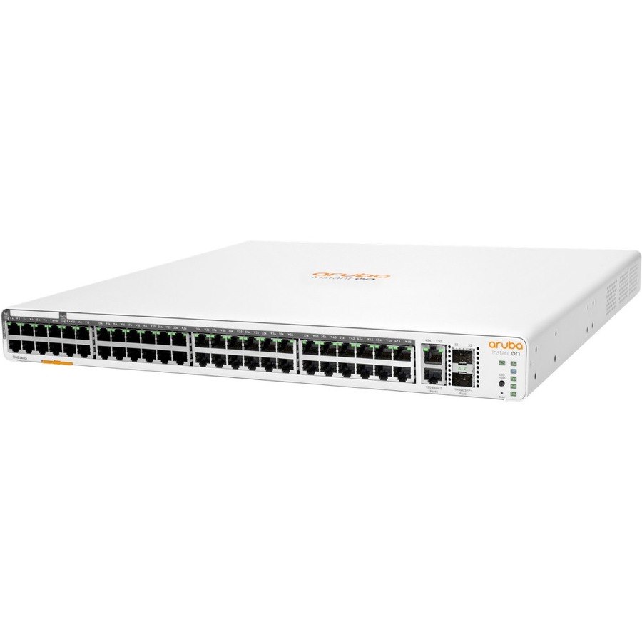 HPE Instant On 1960 48 Ports Manageable Ethernet Switch - 10 Gigabit Ethernet, Gigabit Ethernet - 10GBase-T, 10GBase-X, 10/100/1000Base-T