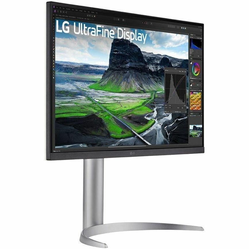 LG UltraFine UQ85RV-W 27" Class 4K UHD LCD Monitor - 16:9 - Black