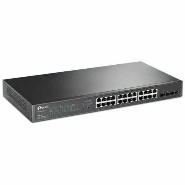 TP-LINK OMADA 28-PORT MANAGED GIGABIT RACK SWITCH, POE+(24), SFP(4), 250W, 5YR