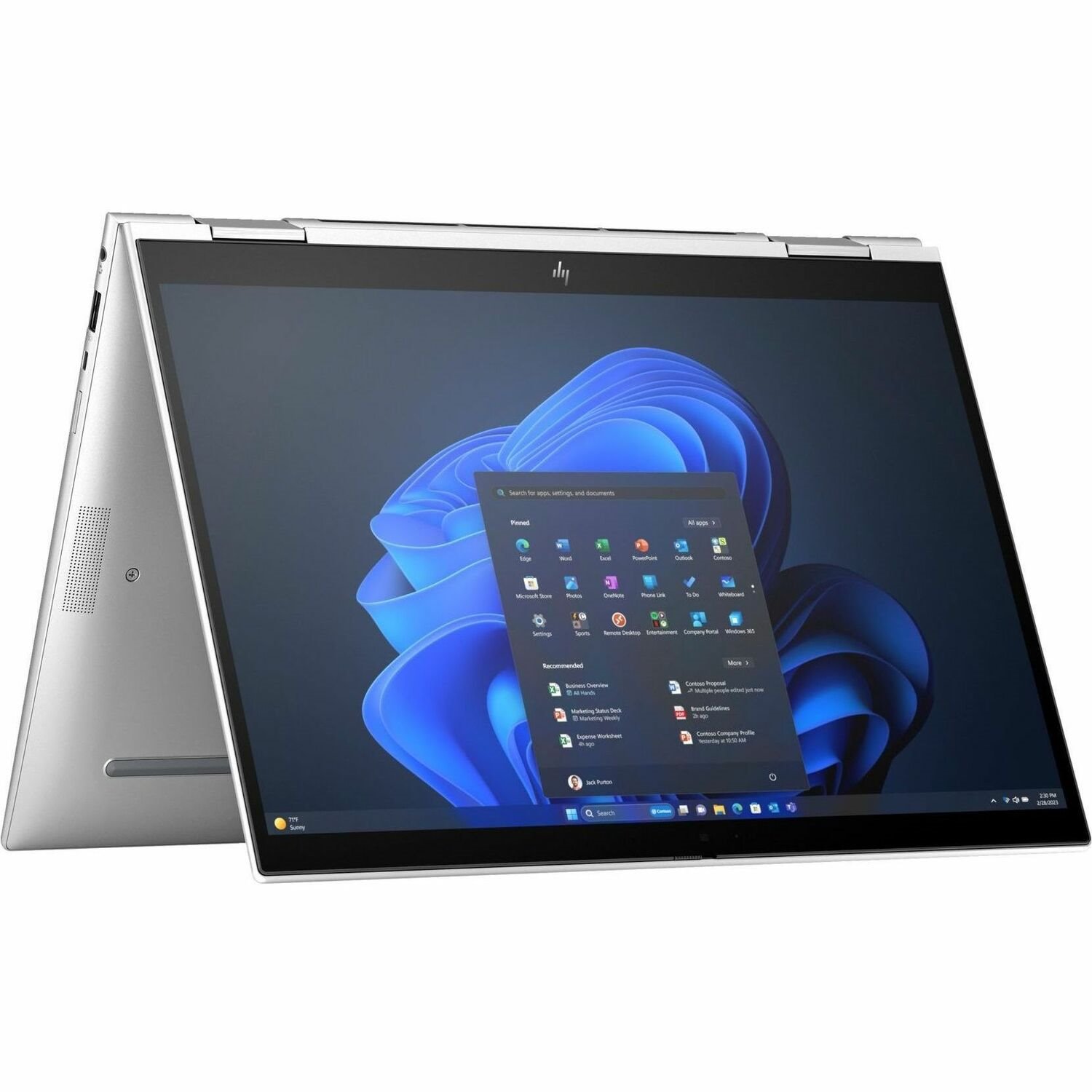 HP Elite x360 830 G11 13.3" Touchscreen Convertible 2 in 1 Notebook - WUXGA - Intel Core Ultra 5 135U - vPro Technology - 16 GB - 512 GB SSD