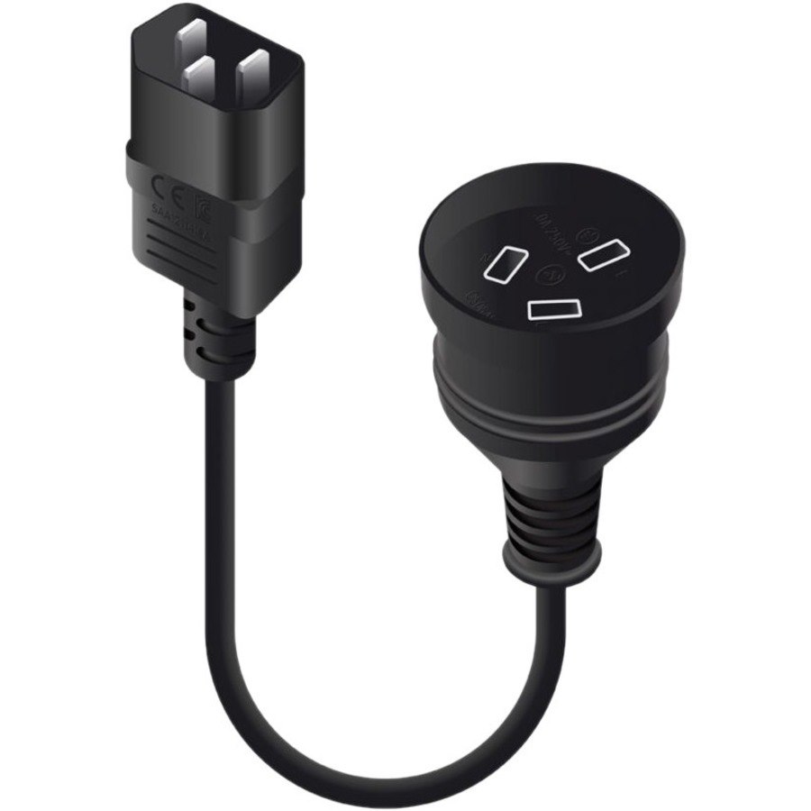 Alogic Standard Power Cord - 15 cm