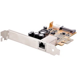 StarTech.com 1 Port 2.5Gbps PoE Network Card, PCIe Ethernet Card, 30W 802.3at PoE NIC for PC/Servers, RJ45/Network PoE LAN Adapter, NBaseT