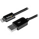 StarTech.com 3m (10ft) Long Black Apple® 8-pin Lightning Connector to USB Cable for iPhone / iPod / iPad
