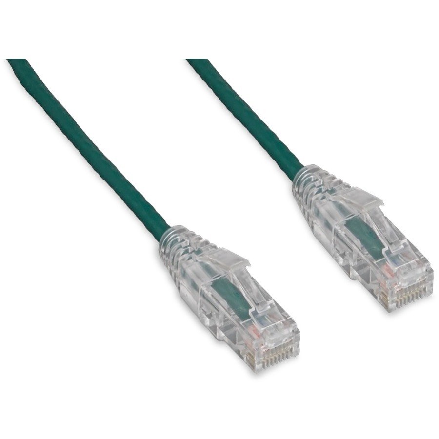Enet Solutions 8FT Cat6 Green Slim 28Awg