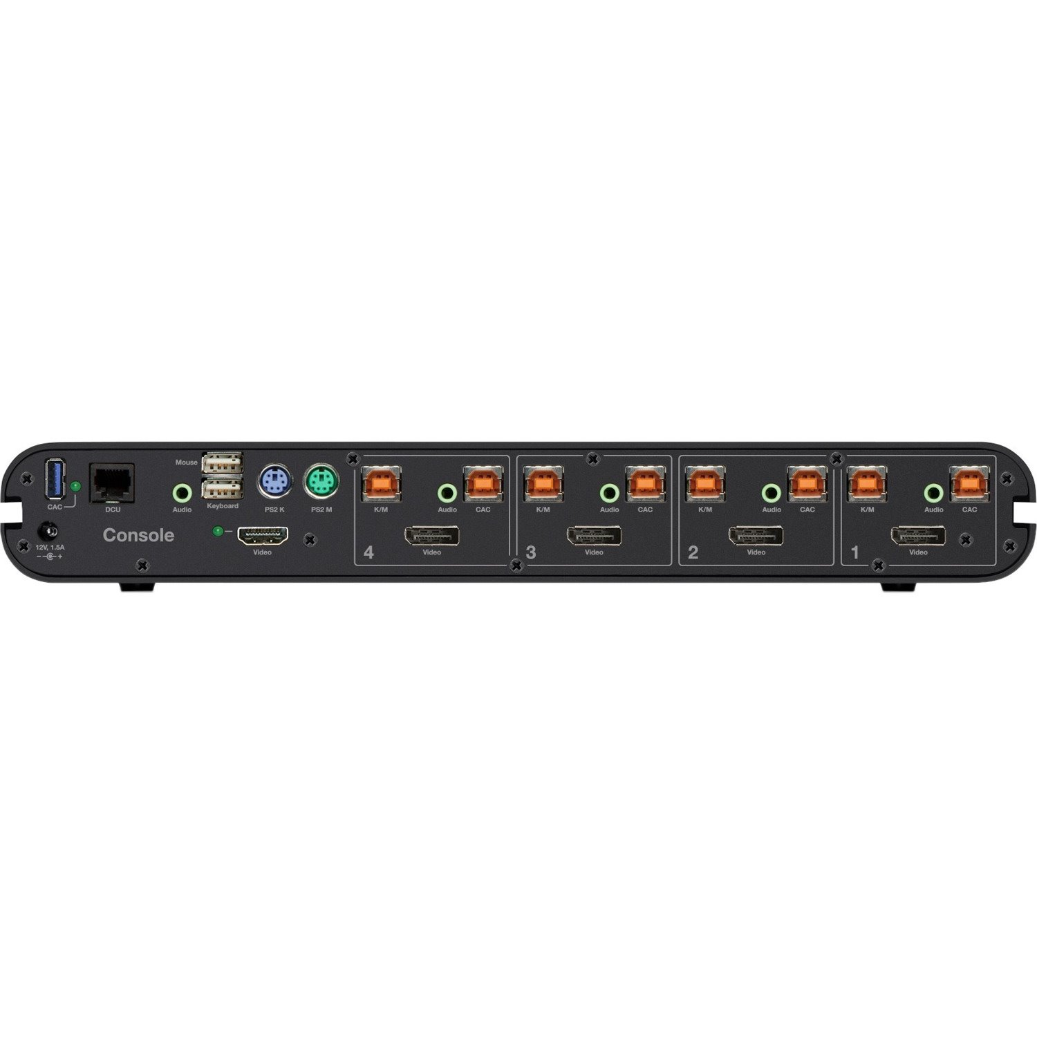 Belkin Advanced Secure Ultra High Def KVM Switch; 4-Port Plus