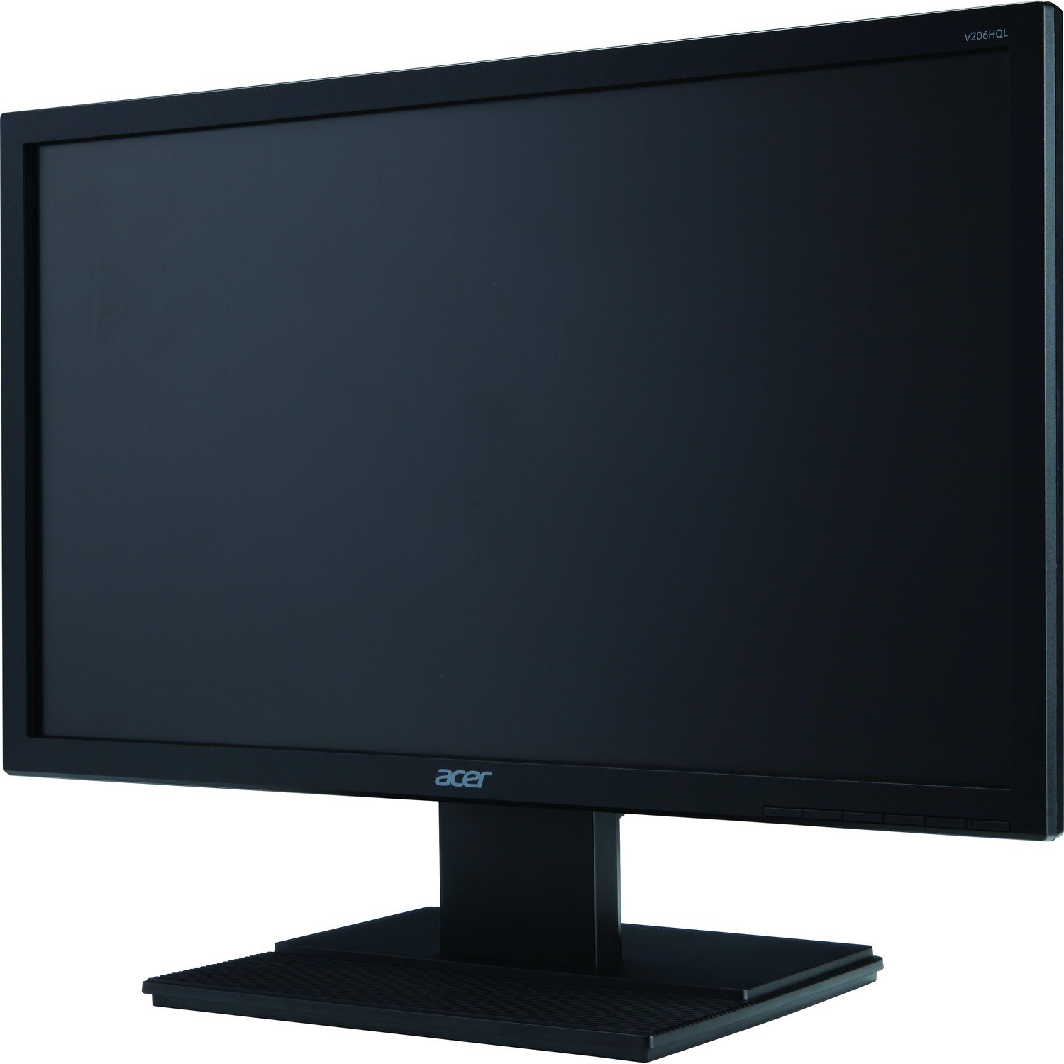 Acer V206HQL HD LCD Monitor - 16:9 - Black