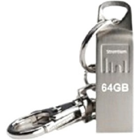 Strontium AMMO 64 GB USB 3.0 Flash Drive - Silver