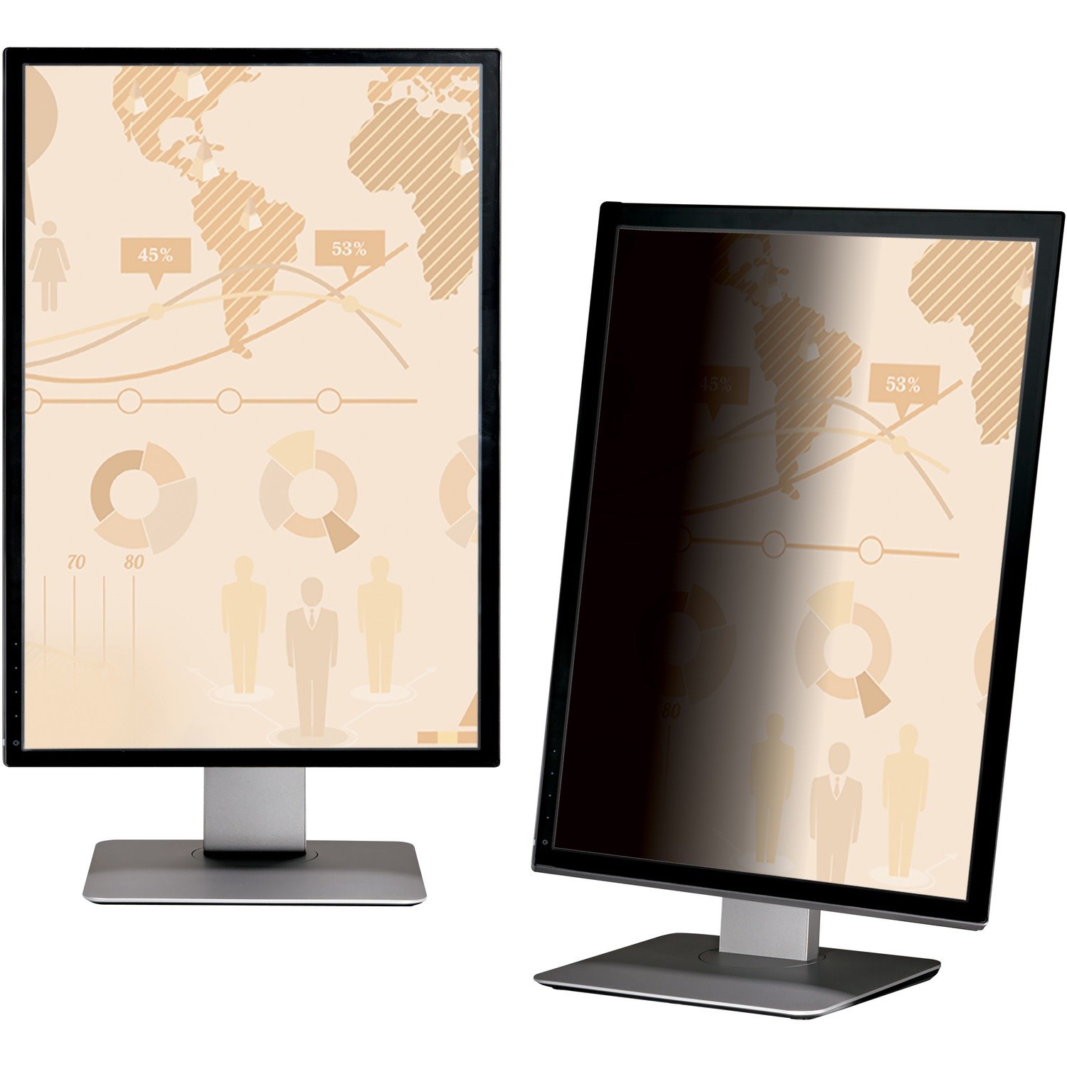 3M&trade; Privacy Filter for 25in Portrait Monitor, 16:9, PF250W9P