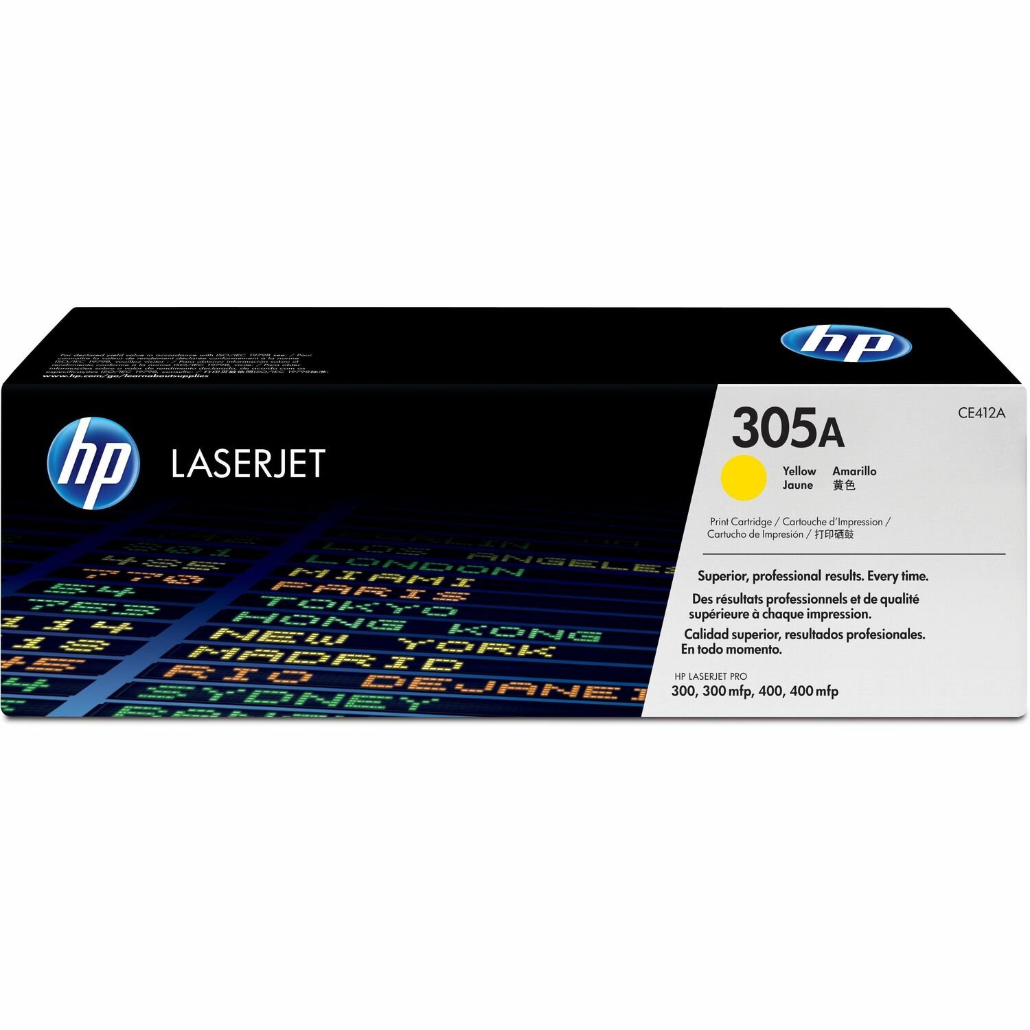 HP 305A (CE412A) Standard Kapazität Laserdruck Tonerkartusche - Gelb - Original - Einzelpackung - 1 Each