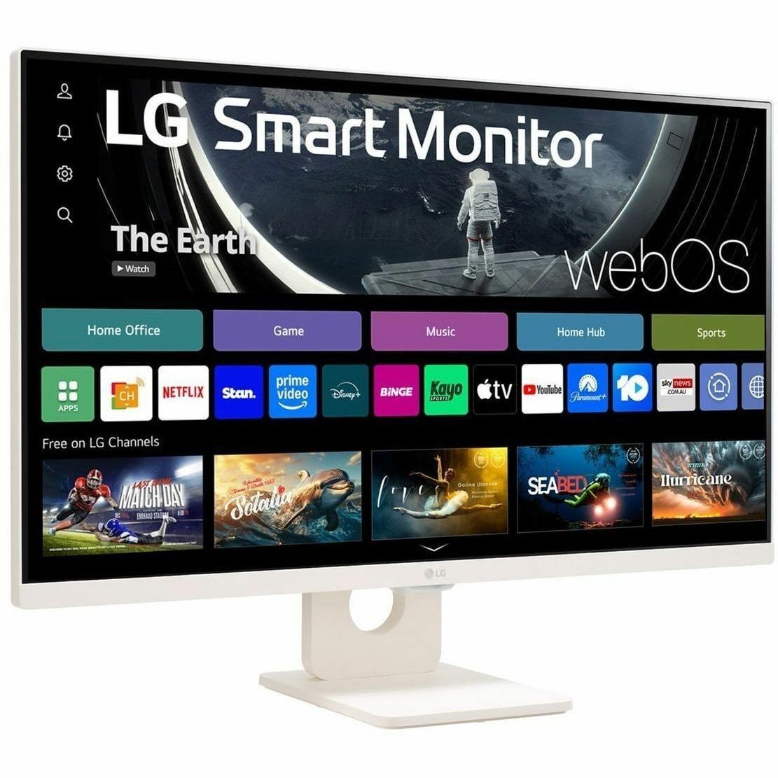 LG 27U511SA-W 27" Class Full HD Smart LCD Monitor - 16:9 - White