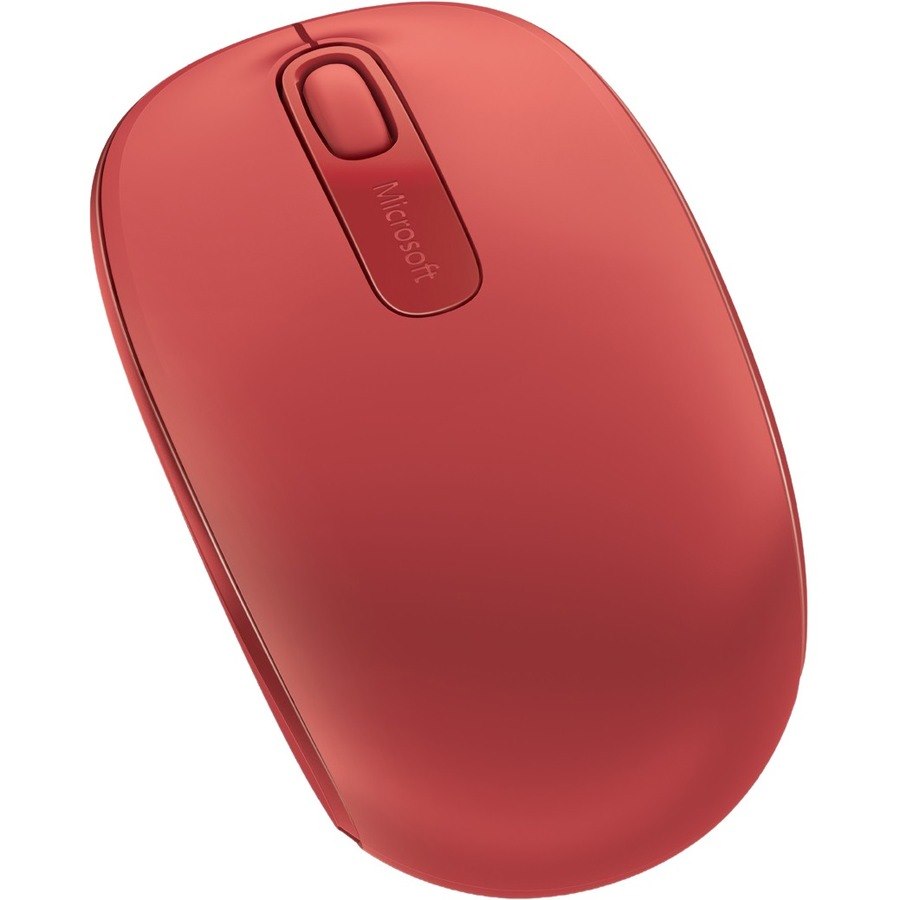 Microsoft Wireless Mobile 1850 Mouse - Flame Red