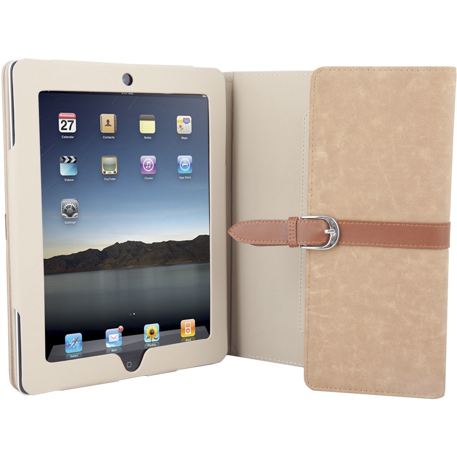 Urban Factory Carrying Case (Portfolio) Apple iPad Tablet - Beige