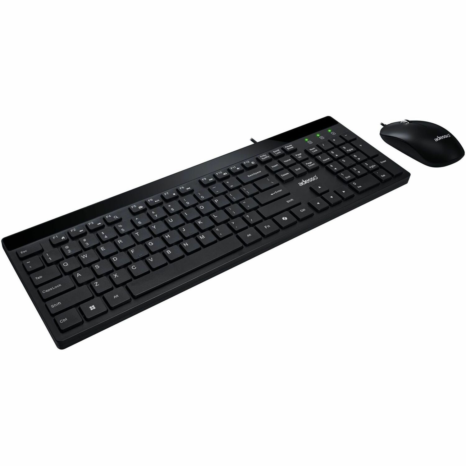 Adesso The Adesso Akb-140Cb Is A Sleek Usb Low-Profile Keyboard And Mouse Combo Equippe