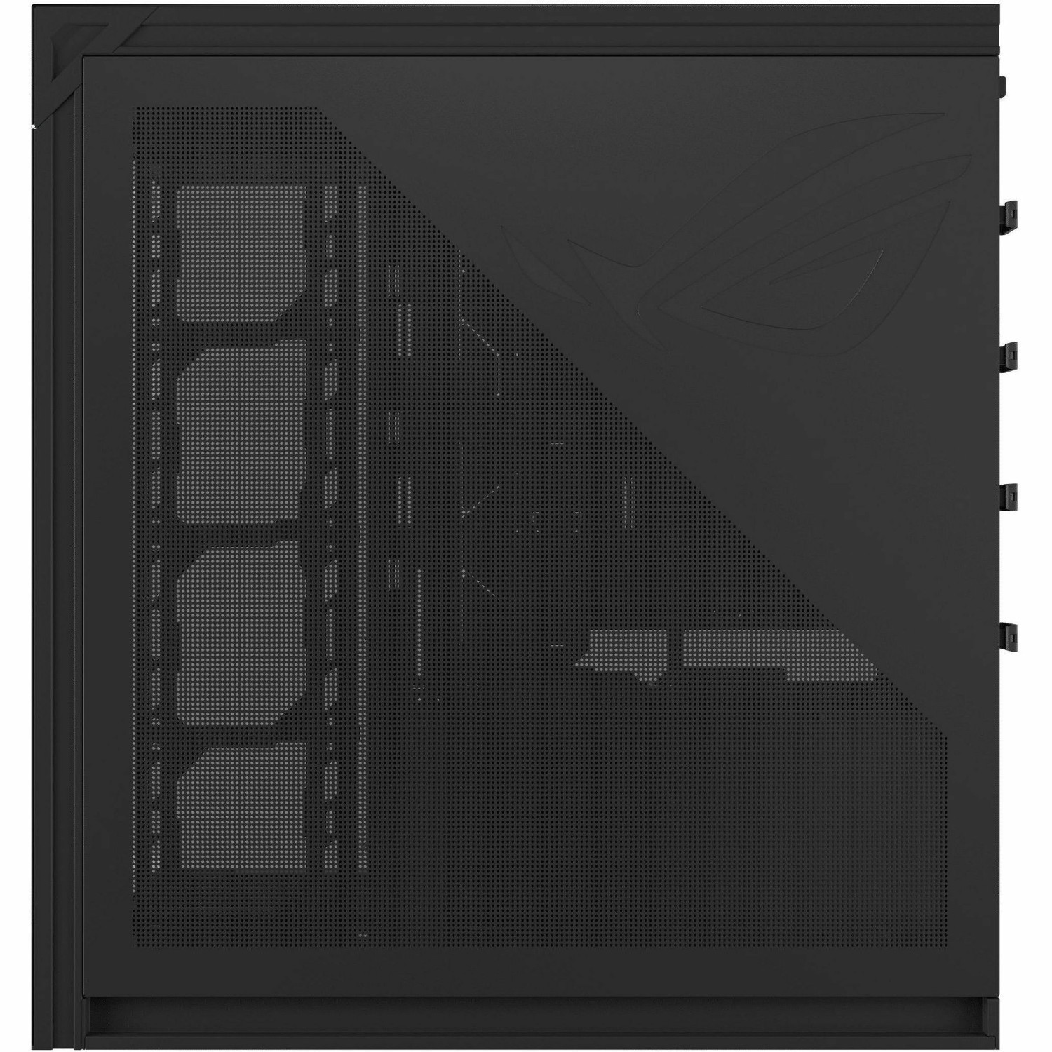 Asus ROG ROG Cronox ARGB Gaming Computer Case - EATX, ATX Motherboard Supported - Mid-tower - Tempered Glass, Aluminium - Black