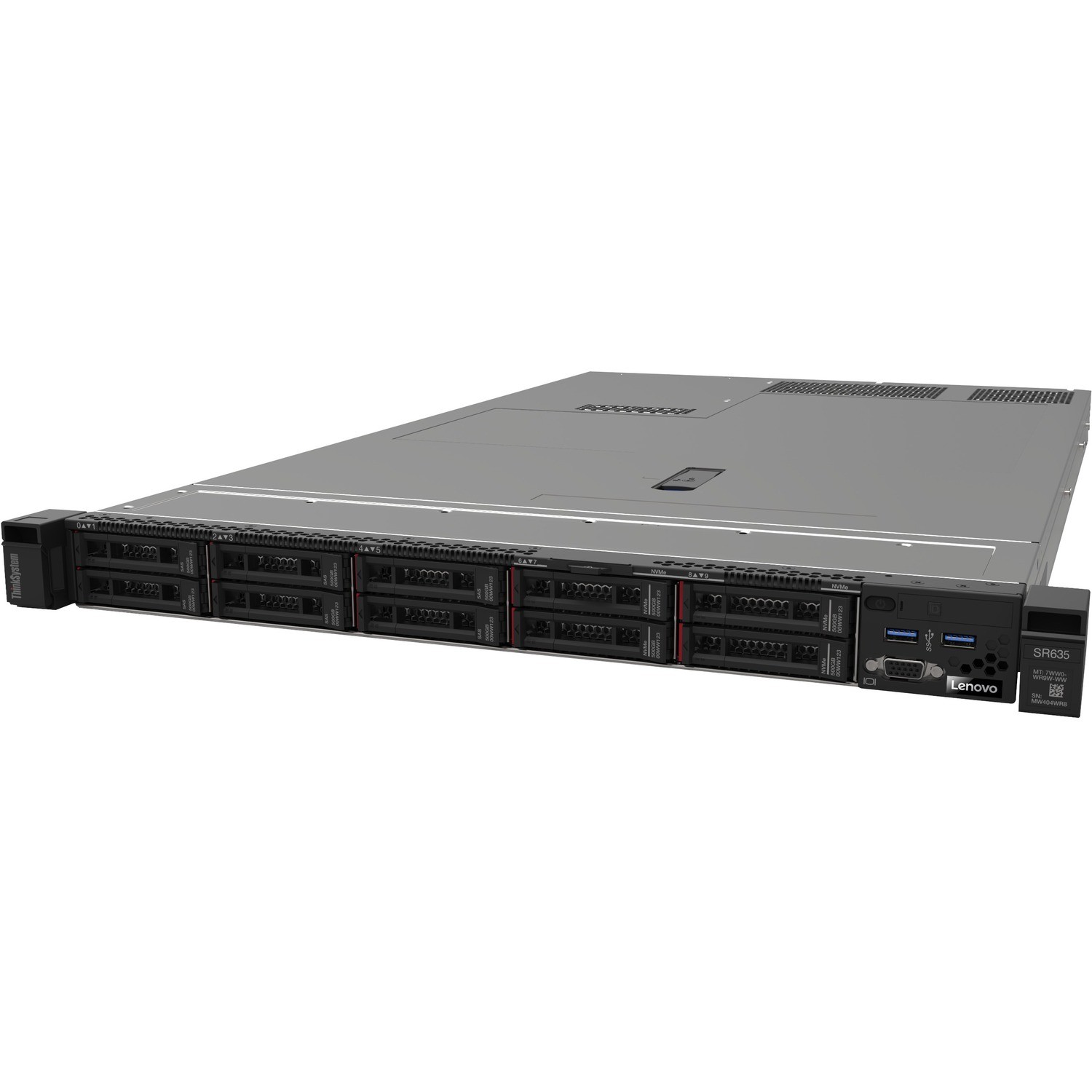 Lenovo ThinkSystem SR635 7Y99A038NA 1U Rack Server - 1 EPYC 7303P 2.40 GHz - 32 GB RAM - 12Gb/s SAS Controller