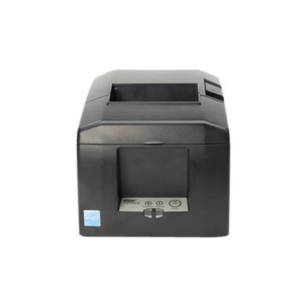 Star Micronics TSP650II Thermal Printer, WLAN, Ethernet, AirPrint - Auto Cutter, External Power Supply Included, Gray