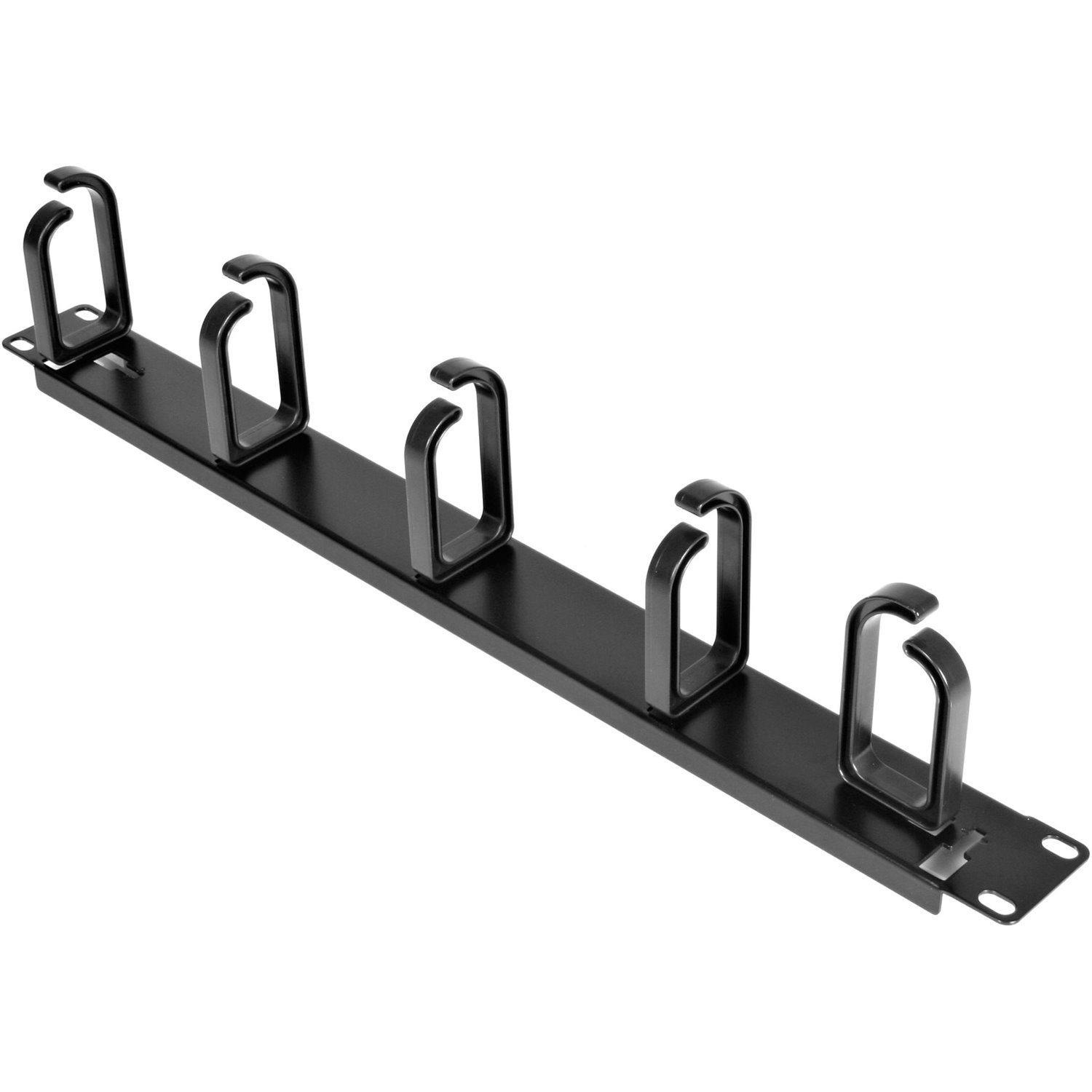 StarTech.com 1U 19in Metal Rackmount Cable Management Panel - Rack cable management kit - 1U