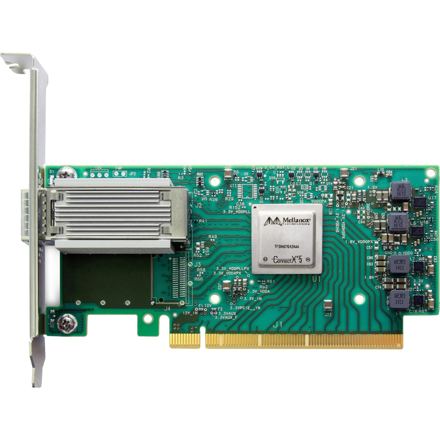 HPE ConnectX-5 841QSFP28 100Gigabit Ethernetkaart - 100GBase-X - QSFP - Plug-in kaart